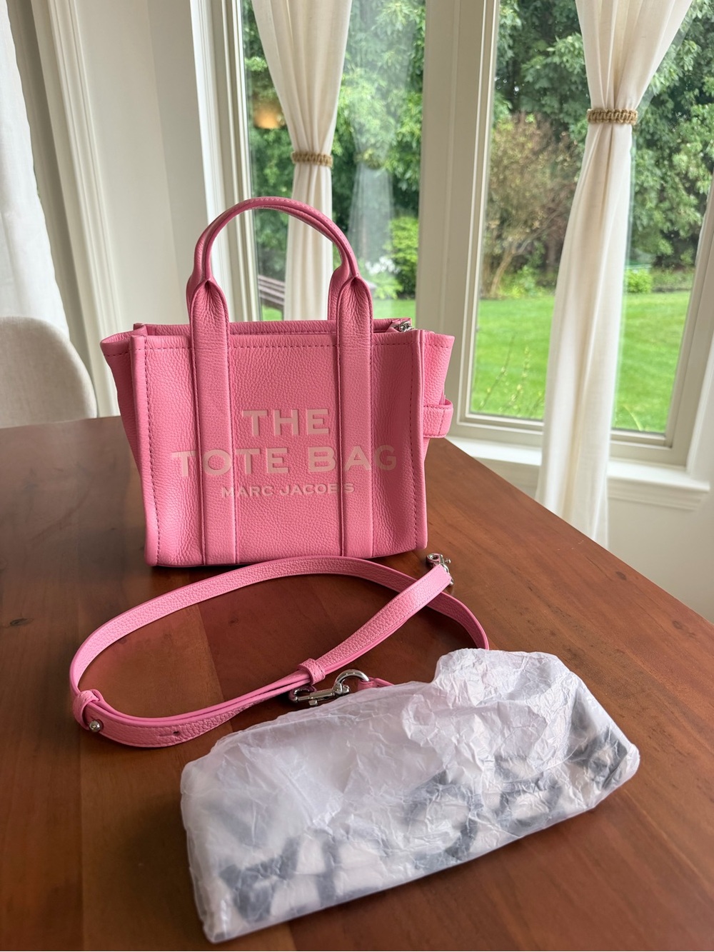 💗✨ RARE Marc Jacobs Petal Pink Small Leather Tote • NWT • Hard to Find ✨💗
